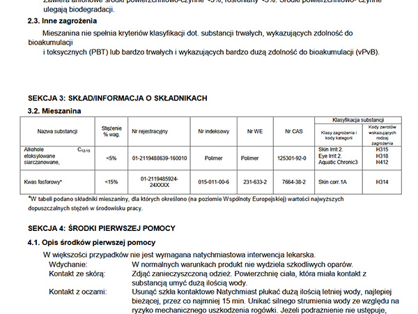 karta substancji REACH1
