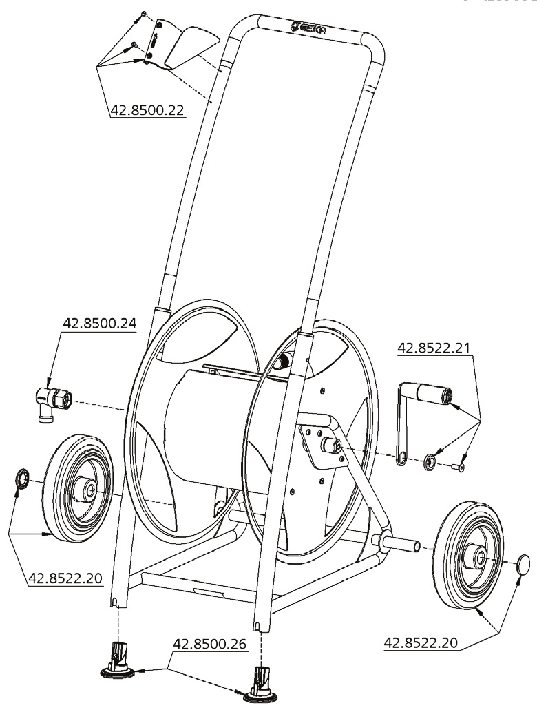 Karasto-wozek-CS40-czesci