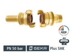 GEKA Plus SHK - do Wysokiego Ciśnienia i Podciśnienia - do Wody Pitnej - Oryginalne Złącza