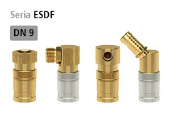 Rozmiar 13,5 mm DN 9 Typ ESDF - Odpowiednik DME 3/8", Szybkozłącza do Form - LUDECKE