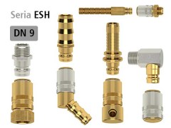 Rozmiar 13 - DN 9 - Typ ESH - Odpowiednik HASCO Z 8 - Szybkozłącza do Form - LUDECKE