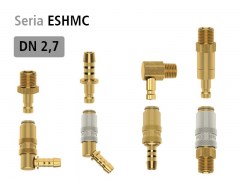 Rozmiar 5 - DN 2,7 - Typ ESHMC - Odpowiednik HASCO Z 8 - Szybkozłącza do Form - LUDECKE