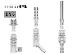 Rozmiar 9 - DN 6 - SS 1.4305 - Typ ESHME - Szybkozłącza do Form Wtryskowych - LUDECKE