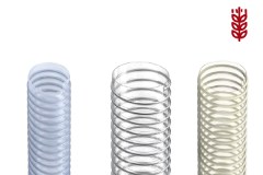 Węże do transportu sypkich produktów spożywczych - mąki, cukru, zboża, mielonego kakao