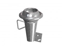 Złącze ANFOR ze Stożkową Końcówką pod Dyfuzor - Typ A105 - Wtyk - Część Męska - ze Stali Ocynkowanej - OMVE