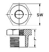 Nypel Redukcyjny - ze Stali Szlachetnej