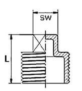 Korek z Gwintem Zewnętrznym - z Kwadratem - ze Stali Szlachetnej