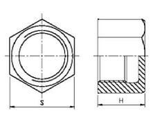 Zaślepka z Gwintem Wewnętrznym - z Sześciokątem - ze Stali Szlachetnej