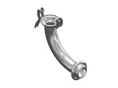 Złącze ANFOR - Kątowe - Typ A25 - Kielich z Dwoma Zaczepami - Część Żeńska i Męska - ze Stali Ocynkowanej - OMVE