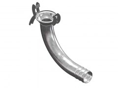 Złącze ANFOR - Kątowe z Króćcem do Węża - Typ A26F - Kielich z Dwoma Zaczepami - Część Żeńska - ze Stali Ocynkowanej - OMVE