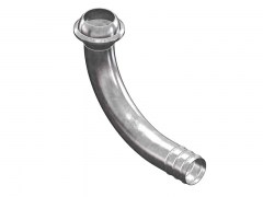 Złącze ANFOR - Kątowe z Króćcem do Węża - Typ A26M - Część Męska - ze Stali Ocynkowanej - OMVE