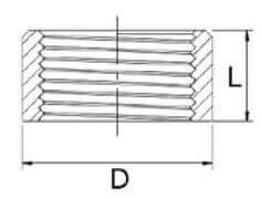 Mufa Rurowa - Krótka - ze Stali Szlachetnej