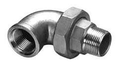 Śrubunek Kątowy - z Gwintem Zewnętrznym i Wewnętrznym - ze Stali Szlachetnej