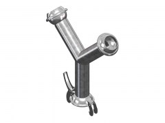 Trójnik Y ze Złączami typu ANFOR - Typ A35YF - Końcówki 2 x Męska 1 x Żeńska - ze Stali Ocynkowanej - OMVE