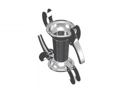 Złącze Redukcyjne ANFOR - Typ A41FR - Kielichy z Dwoma Zaczepami - Części Żeńskie - ze Stali Ocynkowanej - OMVE