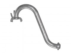 Złącze Syfonowe ANFOR - Typ A42 - Kielich z Trzema Zaczepami - Część Żeńska - Wtyk Męski - ze Stali Ocynkowanej - OMVE