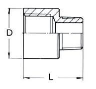 Mufa Nyplowa z Redukcją - ze Stali Szlachetnej