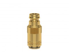 Szybkozłączka DN 6 - Zawór Odcinający - Adapter z Wtykiem DN 9 - ESDM - Typ ESDMK-ESHS-AB - LUDECKE