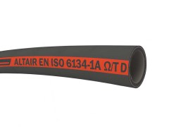 Wąż do Pary Nasyconej i Gorącej Wody - ALTAIR EN ISO Ω/T D  - Guma EPDM z Wkładkami Tekstylnymi - Antystatyczny - (typ 1A)