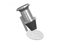 Końcówka z Dyfuzorem - Złącze System BAUER - Typ B109 - Kielich ze Stożkiem i Dyfuzorem - Część Żeńska - ze Stali Ocynkowanej i Gumy - OMVE