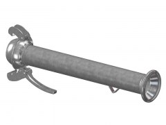 Rura ze Złączami System BAUER - Typ B43 i B44 - Końcówki Męska i Żeńska - ze Stali Ocynkowanej - OMVE