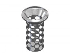 Złącze System BAUER z Koszem Ssawnym i Filtrem - Typ B72F - Kielich - Część Żeńska - ze Stali Ocynkowanej - OMVE