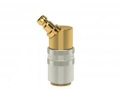 Szybkozłączka Adapter z Wtykiem pod Kątem 45° - DN 9 - Typ ESH -przejscie ESH-ESHM - LUDECKE