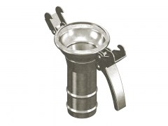 Złącze Redukcyjne FERRARI INOX z Króćcem do Węża - Typ X10 - Kielich z Dwoma Zaczepami - Część Żeńska - ze Stali Nierdzewnej - OMVE