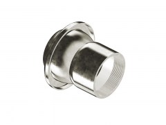 Złącze FERRARI INOX z Gwintem Wewnętrznym - Typ X18 - Wtyk z Pierścieniem pod zaczepy - Część Męska - ze Stali Nierdzewnej - OMVE
