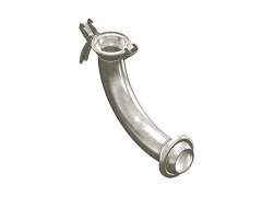 Złącze FERRARI INOX - Kątowe - Typ X25 - Kielich z Dwoma Zaczepami - Część Żeńska i Męska - ze Stali Nierdzewnej - OMVE