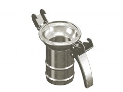 Złącze FERRARI INOX z Króćcem do Węża - Typ X7 - Kielich z Dwoma Zaczepami - Część Żeńska - ze Stali Nierdzewnej - OMVE