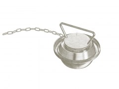 Korek w Systemie FERRARI INOX - Typ X6 - Kula z Pireścieniem pod Zaczepy - Część Męska - ze Stali Nierdzewnej - OMVE