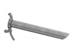 Złącze FERRARI z Rurą Ssawną - Typ F102 - Kielich z Dwoma Zaczepami - Część Żeńska - ze Stali Ocynkowanej - OMVE