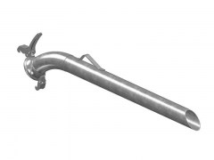 Złącze Kątowe 45 FERRARI z Rurą Ssawną - Typ F103F - Kielich z Dwoma Zaczepami - Część Żeńska - ze Stali Ocynkowanej - OMVE