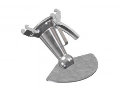 Złącze FERRARI ze Stożkową Końcówką i Dyfuzorem - Typ F113F - Gniazdo - Część Żeńska - ze Stali Ocynkowanej - OMVE