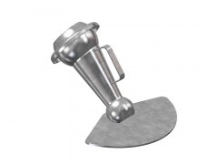 Złącze FERRARI ze Stożkową Końcówką i Dyfuzorem - Typ F113M - Wtyk - Część Męska - ze Stali Ocynkowanej - OMVE