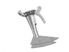 Złącze FERRARI ze Stożkową Końcówką i  Podwójnym Dyfuzorem - Typ F114F - Gniazdo - Część Żeńska - ze Stali Ocynkowanej - OMVE