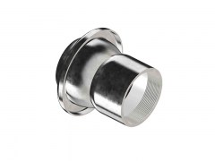 Złącze FERRARI z Gwintem Wewnętrznym - Typ F18 - Wtyk z Pierścieniem pod zaczepy - Część Męska - ze Stali Ocynkowanej - OMVE