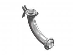 Złącze FERRARI - Kątowe - Typ F25 - Kielich z Dwoma Zaczepami - Część Żeńska i Męska - ze Stali Ocynkowanej - OMVE