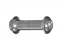 Adapcyjne Złącze FERRARI - Typ F41M - Wtyki z Pierścieniami pod zaczepy - 2 x Część Męska - ze Stali Ocynkowanej - OMVE