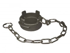 Korek - Złącze Zaślepiające GUILLEMIN bez Pierścienia Blokującego - Złącze Francuskie - z Łańcuszkiem - ze Stali Szlachetnej