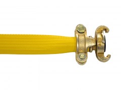 Złącze Kłowe z Króćcem do Węża Płaskiego - z Pierścieniem Zabezpieczającym - DIN 3489 Standard - Typ SKB FL -  LUDECKE