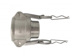 Złącze CAMLOCK - Typ B - Część Żeńska - z Gwintem Zewnętrznym - ze Stali Szlachetnej