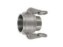 Złącze CAMLOCK - Typ B - Bezpieczne Zapięcie - Część Żeńska - z Gwintem Zewnętrznym BSPT - ze Stali Szlachetnej