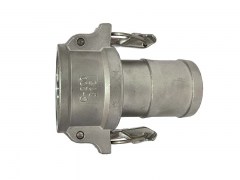 Złącze CAMLOCK - Typ C - Samoblokujące - Część Żeńska - z króćcem do Węża- ze Stali Szlachetnej