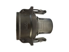 Złącze CAMLOCK - Typ C - Samoblokujące - Część Żeńska z Karbowanym Króćcem pod Obejmy Skorupowe - EN 14420-7