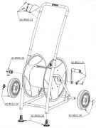 Części Zamienne do Wózka na Wąż - ze Stali Szlachetnej - GEKA plus CS40 - KARASTO