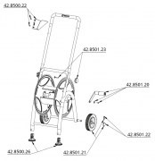 Części Zamienne do Wózka na Wąż - Geka plus P25/P25SST - KARASTO