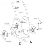 Części Zamienne do Wózka na Wąż - GEKA plus P80 i P125 - KARASTO