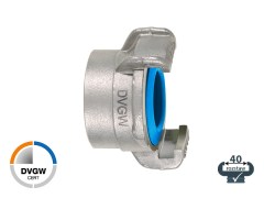 Oryginalne Złącze Geka Plus EK - do Wody Pitnej - z Gwintem Wewnętrznym - Stal Szlachetna KTW-DVGW - KARASTO